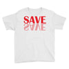 save red Youth Tee