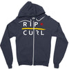 rip curl customs youth boys Zipper Hoodie
