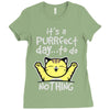 purrfect day Ladies Fitted T-Shirt