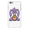 zombie bunny loves brains iPhone 6/6s Plus Case
