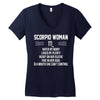 Scorpio Woman Women's V-Neck T-Shirt