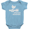 peace and music Baby Onesie