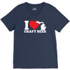 ladies i love michigan craft beer V-Neck Tee