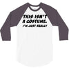 tee top joke costume rude slogan 3/4 Sleeve Shirt