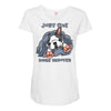 just 5 more minutes Maternity Scoop Neck T-shirt