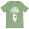 nature guitar white tree music banksy art T-Shirt
