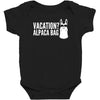 vacation alpaca bag animal humor funny Baby Bodysuit