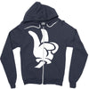 peace sign Zipper Hoodie