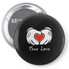 mickey et l'amour en Pin-back button