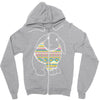 bunny rabbit in Zipper Hoodie