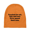 funny t shirt parachute for sale only used once never opened small sta Baby Beanies
