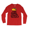 This Girl Loves Tacos Long Sleeve Shirts