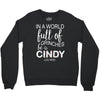 in a world full of grinches be a cindy lou who Crewneck Sweatshirt