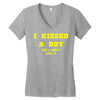 i kissed a boy Women's V-Neck T-Shirt