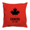 Canada Established 1867 Throw Pillow