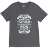 Super Cool Father Of A Freaking Awesome Son V-Neck Tee