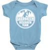 sasquatch research team Baby Onesie