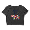 mama bear floral Crop Top