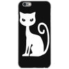 white cat funny iPhone 6/6s Case