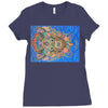 Bali barong Ladies Fitted T-Shirt
