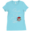she reads books to live book lover Ladies Fitted T-Shirt