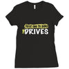 first one to puke drives Ladies Fitted T-Shirt