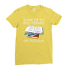 some of my best friends are fictional Ladies Fitted T-Shirt