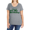 kiss me it's me birthday Ladies Curvy T-Shirt