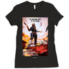 mad max movie poster Ladies Fitted T-Shirt
