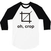 oh crop 3/4 Sleeve Shirt