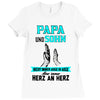 papa und sohn Ladies Fitted T-Shirt