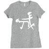 unisex funny graphic Ladies Fitted T-Shirt