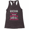 they call me gram partner in crime Racerback Tank