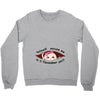 November Peeking Out Asian Baby Girl Crewneck Sweatshirt