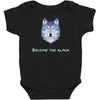 alpha wolf Baby Bodysuit