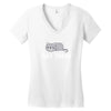 Cat Says Not Today Women's V-Neck T-Shirt