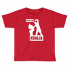 wer nicht h&ouml;ren will muss f&uuml;hlen Toddler T-shirt