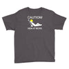caution men at work Youth Tee