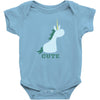 cute (2) Baby Bodysuit