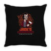 jack's caretaker services Throw Pillow