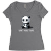 can't adult today Women's Triblend Scoop T-shirt