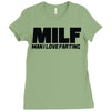 herren lustiges Ladies Fitted T-Shirt