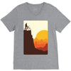 break on the mountain V-Neck Tee
