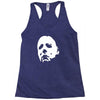 halloween mask Racerback Tank