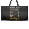 Scorpio Facts Zodiac Weekender Totes
