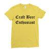 craft beer Ladies Fitted T-Shirt