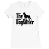the dogfather boxer Ladies Fitted T-Shirt