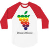 drink different 3/4 Sleeve Shirt