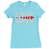 love make you fall apart Ladies Fitted T-Shirt