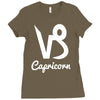 capricorne signe du zodiaq Ladies Fitted T-Shirt